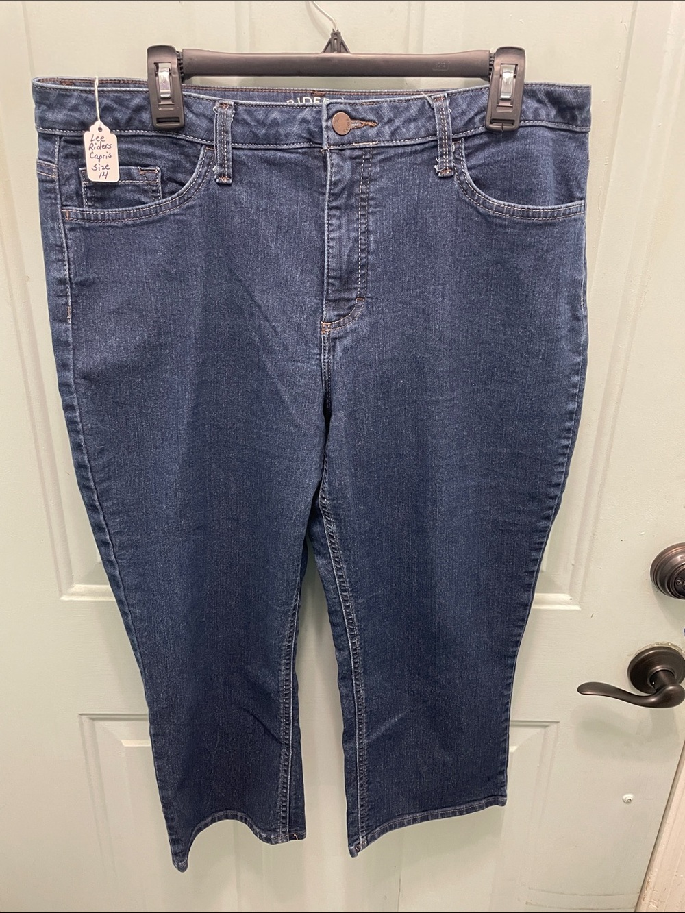 Riders by Lee Women's Straight Leg Jeans in Dark Blue